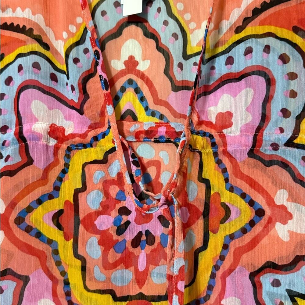BLEU ROD BEATTIE size large plus size drawstring waist cover up beachwear swim - Picture 3 of 12
